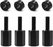 4pcs Seat Riser 1.5inch 2.0inch with Pad Replacement for Can-Am Maverick X3 Lift up UTV Seat