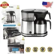 Fully Automatic 5-Cup Coffee Maker with Dishwasher Safe Carafe & Modern Style
