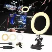 USB LED Ring Light Clip on Video Conference Lighting Kit for Laptop Monitor