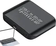 Double Monitor Adapter for Laptop | USB C to Double Adapter | Multi-Function Flexible Station Gadget for Laptop Computer TV Devices Support