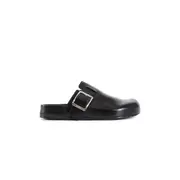 [LOEWE] Mule Ease Buckle in pelle di vitello conciata al vegetale Black