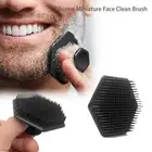 Silicone Facial Cleanser Facial Brush Miniature Face Clean Massage Scrub Br-lu