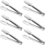 Serving Tongs,Buffet ACAUTO Stainless Steel Food Small Mini Appetizer Set of 6