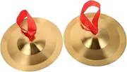 Abaodam Handmade Alloy Cymbals Multipurpose Percussion Instrument Traditional Gong Bell for Boys and Girls Adults