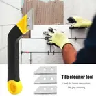 Grout Scraping Rake Tool Caulk Remover Tool Gap Cleaner for Tile Cleaning #