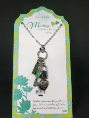 NEW JILZARAH Clay Beads MOTHER Pendant Necklace KEY LOCK HEART MOM CHARM
