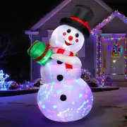Christmas Inflatables, 6FT Christmas Blow Up Snowman, Outdoor Inflatable Chri...