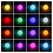LED SPA Pool Ball Light 16 RGB Colour Floating Garden Fairy Light with ons