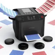 Automatic Card Shuffler and Dealer - 1-2 Decks Support 12 Players, 4 Drawing ...