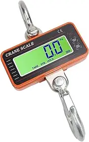 [JAJAJ] Industrial Digital Crane Scale Digital Crane Scale, 1500kg 3000lb LED Display Heavy Duty Hanging Scale, Thick Carabiner with Remote Control for Industrial Use for Farm,Livestock,Factory,Construction