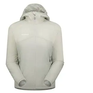 【Mammut 長毛象】女 Convey WB Hooded AF 輕量防風透氣連帽外套.夾克.風衣(1012-00540-00697 鉑金灰)