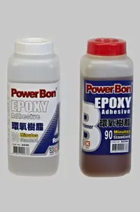 在飛比找PChome24h購物優惠-PowerBon泛用90分AB膠 總重1900g