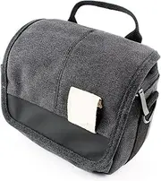 Camera Case Bag Canvas Fit for Pentax DSLR K-30 K-50 K-70 K3 K3II K-5IIs KP K-S1 K-S2(Black)