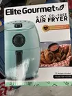 AIR FRYER Elite Gourmet EAF-0201BL Platinum 2.1 Qt. Compact Space Saving