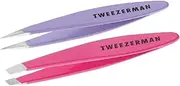 Tweezerman Mini Oval Slant and Point Combo