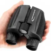 Aurosports 10x25 Folding High Powered Compact Binoculars for Adults Kids With We