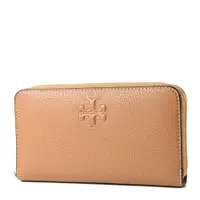 在飛比找PChome24h購物優惠-TORY BURCH THEA 浮雕LOGO荔枝紋拉鍊長夾-