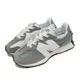 New Balance 中童鞋 寬楦 灰 白 舒適 麂皮 休閒鞋 PH327LABW Sneakers542