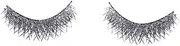 PLAFOPE Cross False Lashes Long Thick Fake Eyelashes Shiny Glitter Strip Lashes for Women's Makeup