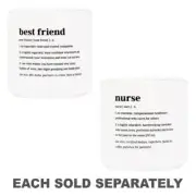 Defined Witty Take White Gloss Finished Durable Stoneware Planter (Medium)