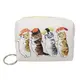 貓福珊迪 方型鑰匙錢包-壽司