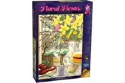 Holdson - Floral Fiesta - Daffodils By The Sea - Jigsaw Puzzle 1000 Pieces