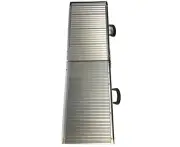 YES4PETS 152 cm Portable Foldable Aluminium Folding Pet Dog Car Van Climb Non Slip Surface Ramp