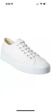 Men's Common Projects Tournament Low White Canvas Sneaker | EU 40