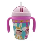Primo Passi - Bamboo Fiber Kids Cup With Handle/Straw, Metoo