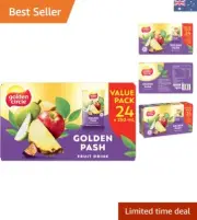 Golden Pash Fruit Drink Lunch Box Poppers Multipack Flavoured Lunchbox Drink ...