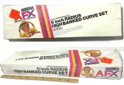 1973 Aurora AFX Speed-Lok 9" Radius HIGH BANK CURVE SET ONE HALF CIRCLE #2467