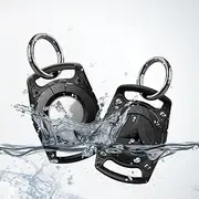 Waterproof AirTag Holder,AirTag Dog Collar Holder,Airtag with Keychain,Screw Full Cover Compatible AirTag Case for Keys,Bag,Luggage,Dog Collar