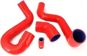 Silicone Hose Kit fit for SAAB 95, 98-08, 4 Pieces Silicone Radiator Hose Kit(K8-209 RED)