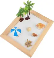 ERINGOGO Ocean Scene Table Ornament Miniature Landscape Tray Zen Garden Decor for Home