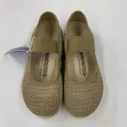 Birkenstock New w/ Box Tess Sand Nubuck Leather Embossed Narrow Select Size