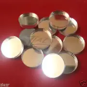 100 1" x1/8" Mirrored Acrylic Circle Disc Figure Gem Bases Plastic Plexiglass