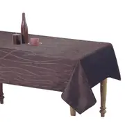 Country Table Cloth Sonata Chocolate Tablecloth Rectangle 140x185cm