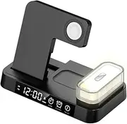 Fahgaer Use USB Plug Watch Wireless Charger Wireless Charger Wireless Charging Phone Stand Alarm Clock Fast Charging Base