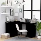 Corner Desk Workstation With Drawers Shelves Computer Writing Table Furniture