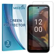 [3 Pack] Nokia XR21 Anti-Glare Matte Screen Protector Film by MEZON – Case Friendly, Shock Absorption (Nokia XR21, Matte)