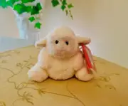 RUSS BERRIE LUV PETS PHLUFFLES WHITE BABY LAMB Soft Plush ~4" SUPER RARE VTG NWT