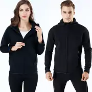 Men Women 2mm Neoprene Diving Coat Jacket Zipper Waterproof Warm Tops Wind Coat