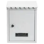 Locking Mailbox Wall Mount Lock Metal Letter Box Cast Iron Mailbox