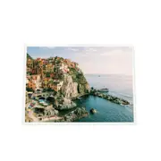 Galrie Stunning Manarola Cinque Terre Italy Fine Art Print, White Frame, A4 21 x 30cm (8 x 12inch)
