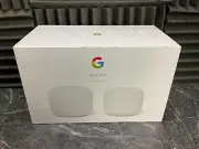 Google Nest WiFi Mesh Router and Access Point 2 pack Snow GA00822-US ✅❤️️✅❤️️