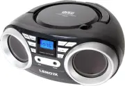 Portable Sport Stereo CD Player - FM Radio, Aux Line-In, Headphone Jack, Compact