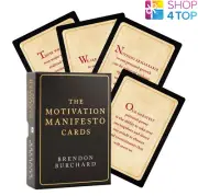 MOTIVATION MANIFESTO CARDS DECK HAY HOUSE BRENDON BURCHARD BESTSELLER QUOTES NEW