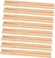 BESTOYARD Wooden Domino Tile Rack Tray 8pcs Diy Domino Holder Trays Wooden Domino Tile Stands Rack Trays Bases Diy Projects