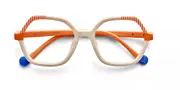 Etnia Barcelona Turtle Kids WHOG Kids' Glasses White Size 47 - Private Health Rebate - Blue Light Block Available
