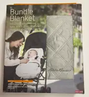 Eddie Bauer Baby Soft Plush *Bundle Blanket* For Car Seat Or Stroller Lt. Gray